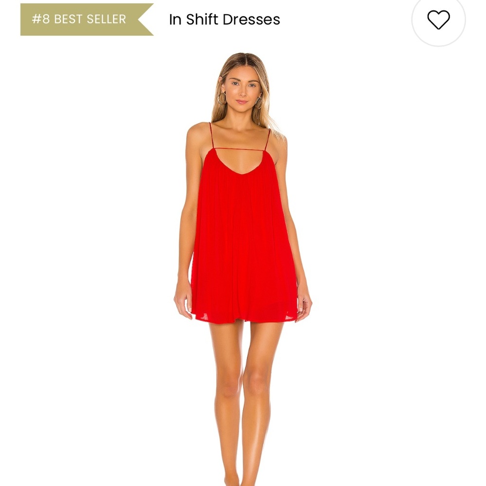 Sylvia Mini Dress in Red | superdown